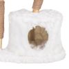 Modern Cat Tree, Natural Branch Cat Tower, Luxury Cat Condo, Indoor Cat Furniture, Kitten Cat Gift, White - as Pic