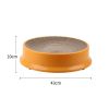 Compass Round Cat Scratching Board Kitten Claws Grinding Corrugated Scratcher Scratch-Resistant Cat Litter Pet - White - diameter 43cm