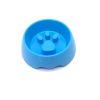 Pet Supplies Dogs Cats Cute Anti-choke Bowl Slow Food Bowl Thickened Plastic Bowl Pet Single Bowl Obesity Prevention Puzzle Bowl - Blue