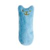 Teeth Grinding Catnip Toys Funny Interactive Plush Cat Toy Pet Kitten Chewing Vocal Toy Claws Thumb Bite Cat Mint for Cats Hot - blue