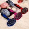 Dog Massage Comb Nylon Needle Comb Cat Cat Bath Brush Stainless Steel Needle Comb Cleaning Pet Supplies - Pink