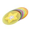 1pc Fruit Shape Cup Coaster Silicone Cup Pad Slip Insulation Pad Cup Mat Hot Drink Holder Mug Stand Home Kitchen Accessories - dark green