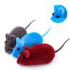 1PC Multi Color Funny Pet Cat Kitten Play Toys False Mouse Rat Squeak Noise Sound Color Random Simulation Rat Pet Supplies - as the picture