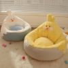 Warm cat bed and dog bed - white