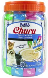 Inaba Churu Tuna Varieties Creamy Cat Treat (size: 50 count)