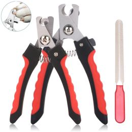 Professional Pet Cat Dog Nail Clipper Cutter With Sickle Stainless Steel Grooming Scissors Clippers for Pet Claws Dog Supplies (Color: 371-S, size: As the pictures show)