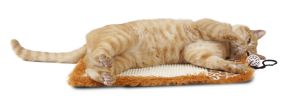 Pet Life Paw-Pleasant Eco-Natural Sisal And Jute Hanging Carpet Kitty Cat Scratcher With Toy